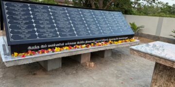 ஊறணி கல்லறைத் தோட்ட நினைவுக்கல் திறப்பு விழா