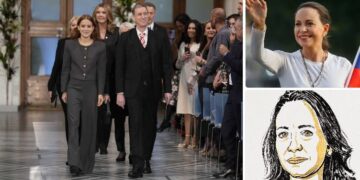 மாசாடோவின் மகள் நோபல் அமைதிப் பரிசை பெற்றுக்கொண்டார்