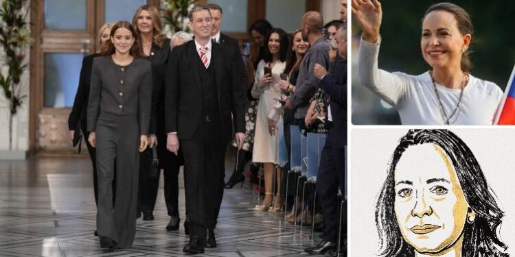 மாசாடோவின் மகள் நோபல் அமைதிப் பரிசை பெற்றுக்கொண்டார்